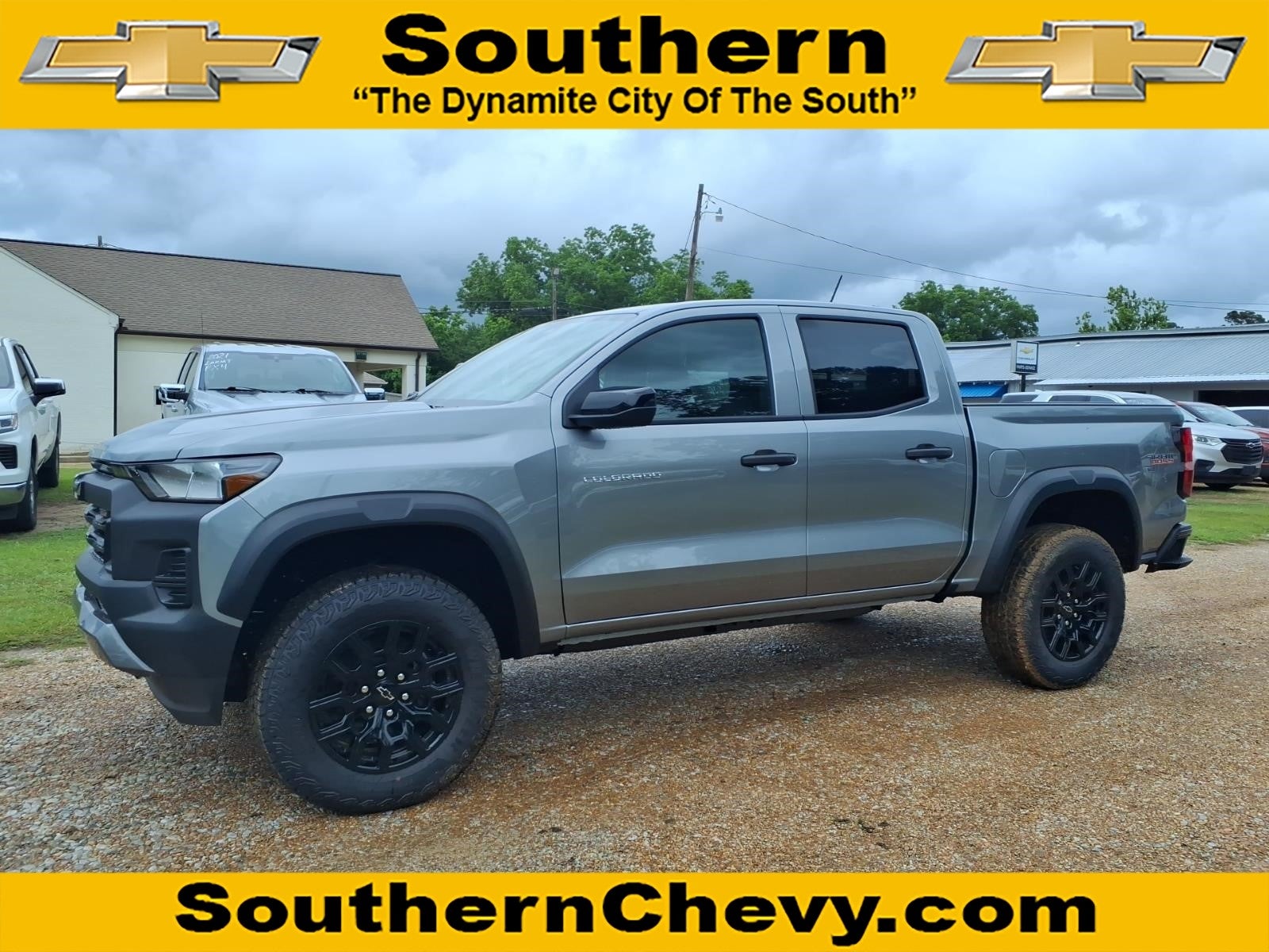 2026 Chevrolet Colorado Trail Boss in Sterling Gray Metallic — front three-quarter view
