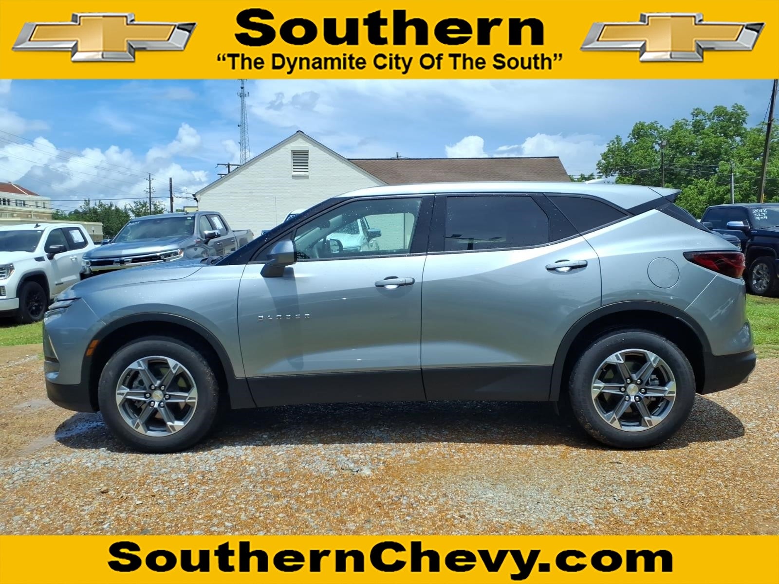 2025 Chevrolet Blazer 2LT in Sterling Gray Metallic — front three-quarter view